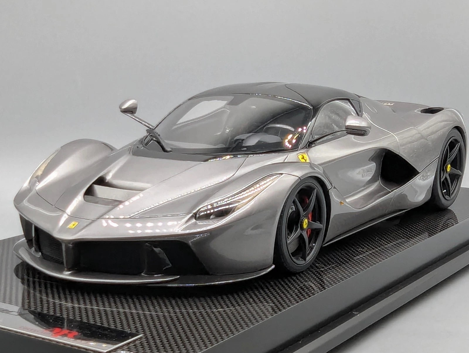 Modellautos 1:12 Amalgam Ferrari La Ferrari Ltd #01/10 Silber Zertifikat mit OVP