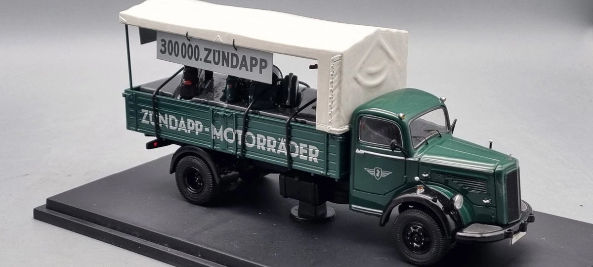 LKW Modelle 1:43 Schuco 03023 Mercedes-Benz L6600 300.000 Zündapp OVP