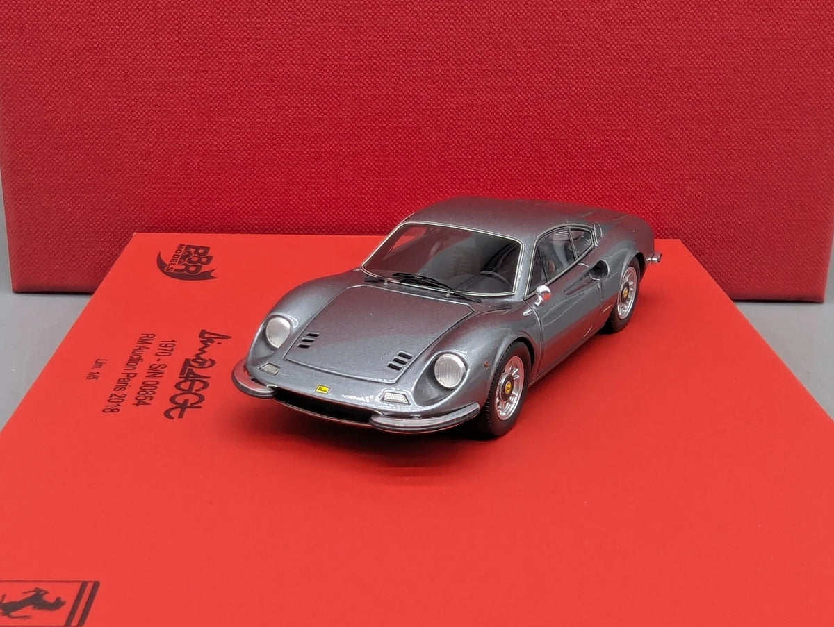 Modellautos 1:43 BBR Ferrari 246 GT Dino 1970 Auction Paris 2018 01/05 mit OVP