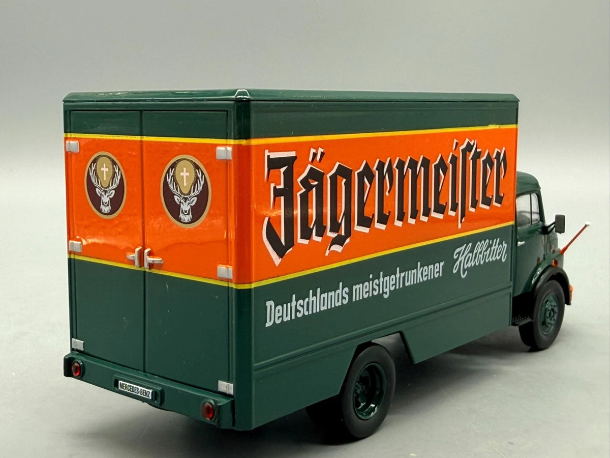 Modellautos 1:43 Ixo für DeAgostini Mercedes-Benz L1113 Jägermesiter mit OVP