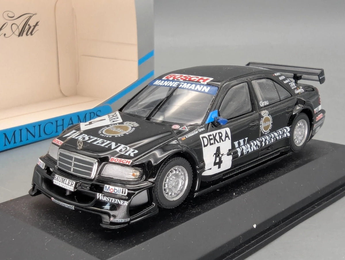 Modellautos 1:43 Minichamps Mercedes Benz C Klasse DTM 1996 #4 AMG A. Grau OVP