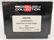 Eidolon Make Up 1:43 Lamborghini Sian FKP 37 with Stripe 2019 Bianco 76/100 OVP