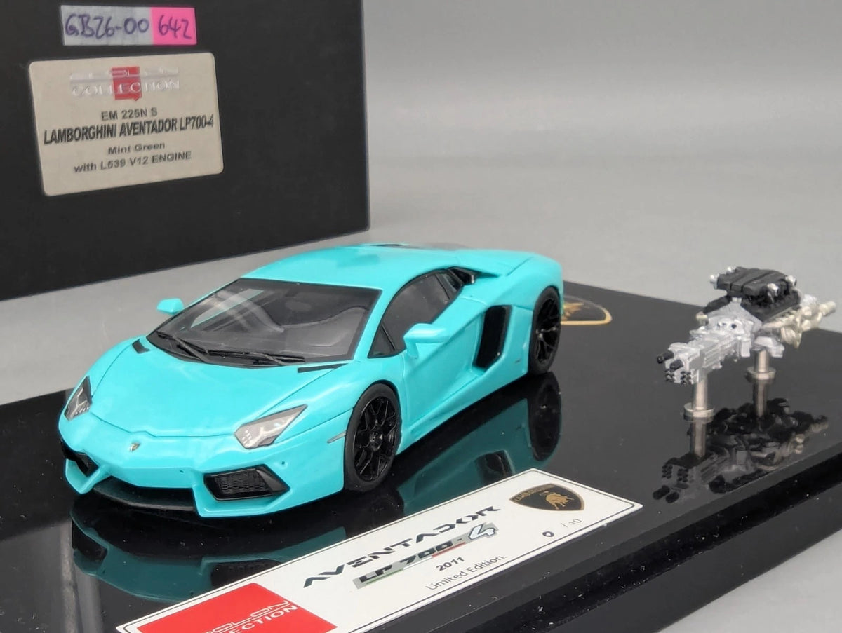 Eidolon Make Up 1:43 Lamborghini Aventador LP700-4 2011 Engine Set Ltd 00/10 OVP