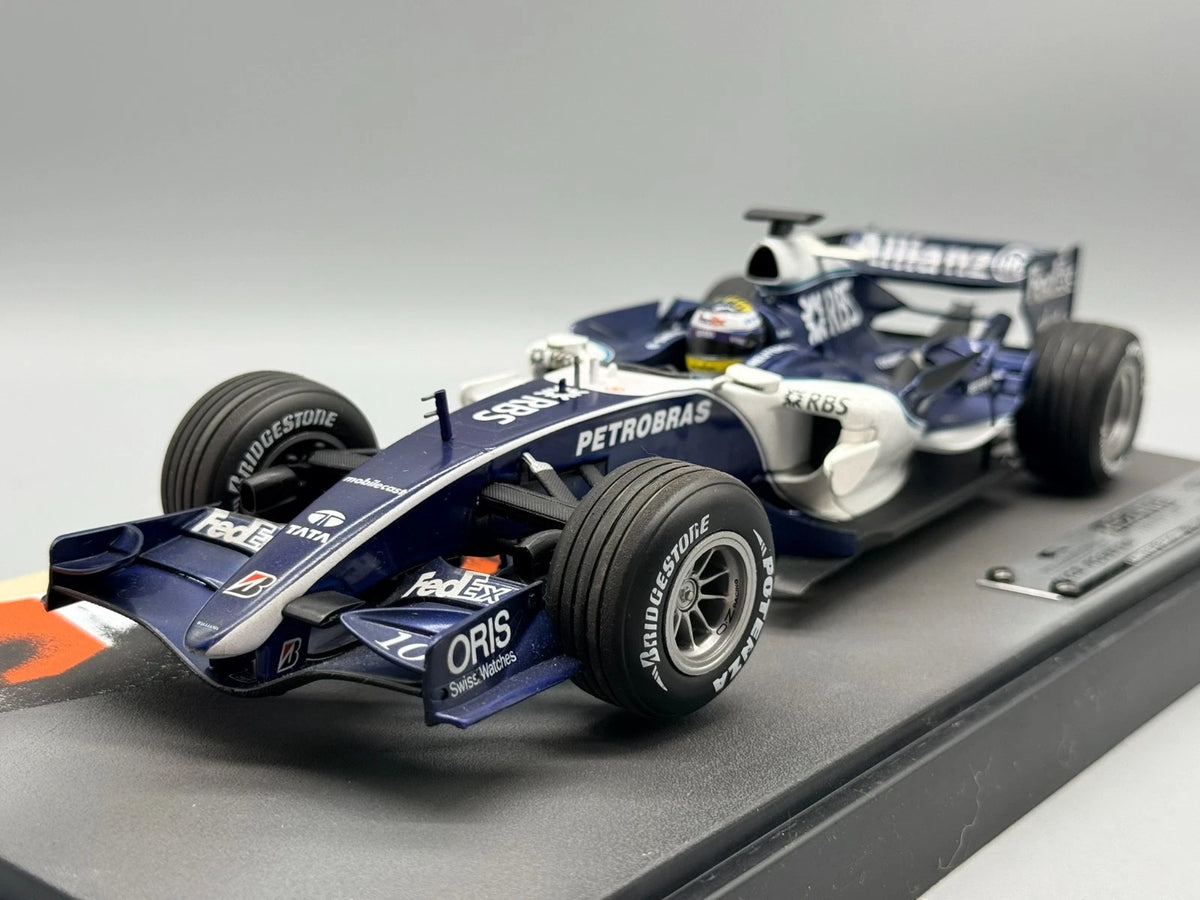 Modellautos 1:18 Hot Wheels Racing Nico Rosberg 2006 Sakhir Circuit Bahrain +OVP