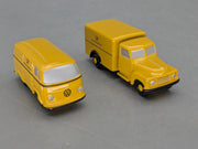 Modellautos 1:90 Schuco Piccolo Set Deutsche Bundespost VW und Hanomag 2-tlg OVP