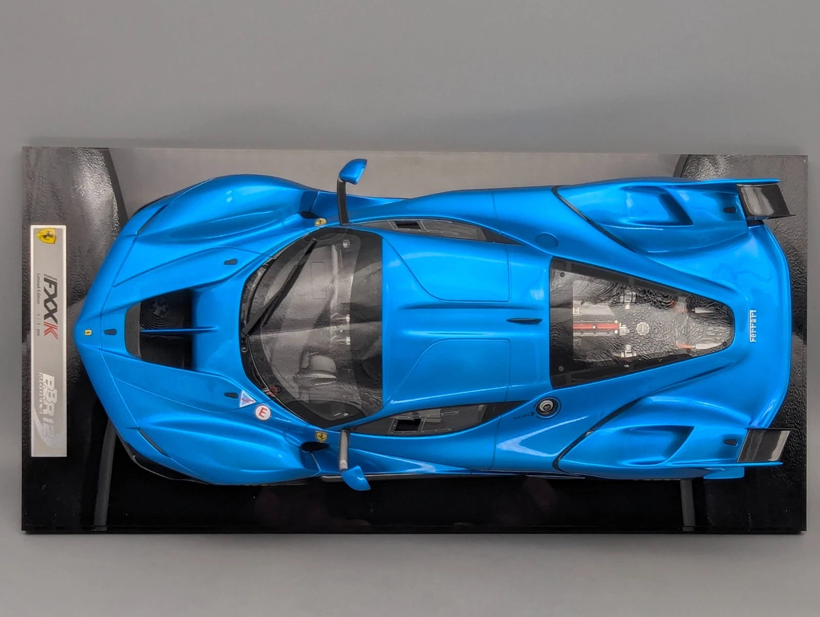 Modellautos 1:12 BBR Ferrari FXX-K 2014 Gloss Blue Emperor UNIKAT Ltd 01/01 OVP