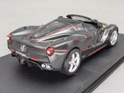 Modellautos 1:43 Bburago Ferrari LaFerrari Aperta Schwarz mit OVP