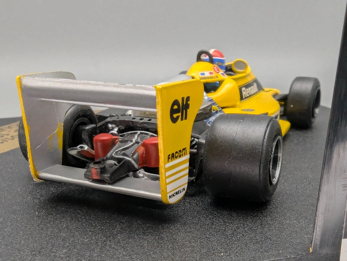 Modellautos 1:43 Quartzo Renault RS01/1 British GP 1977 #15 Jabouille Vitrine
