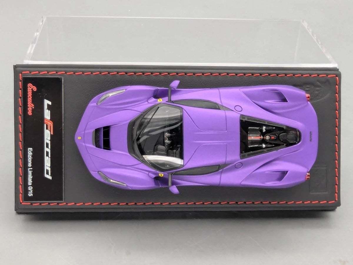 Modellautos 1:43 BBR Executive Ferrari LaFerrari Matt Mica Violet 0/15 OVP