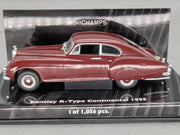 Modellautos 1:43 Minichamps Bentley R-Type Continental 1955 Rot mit OVP