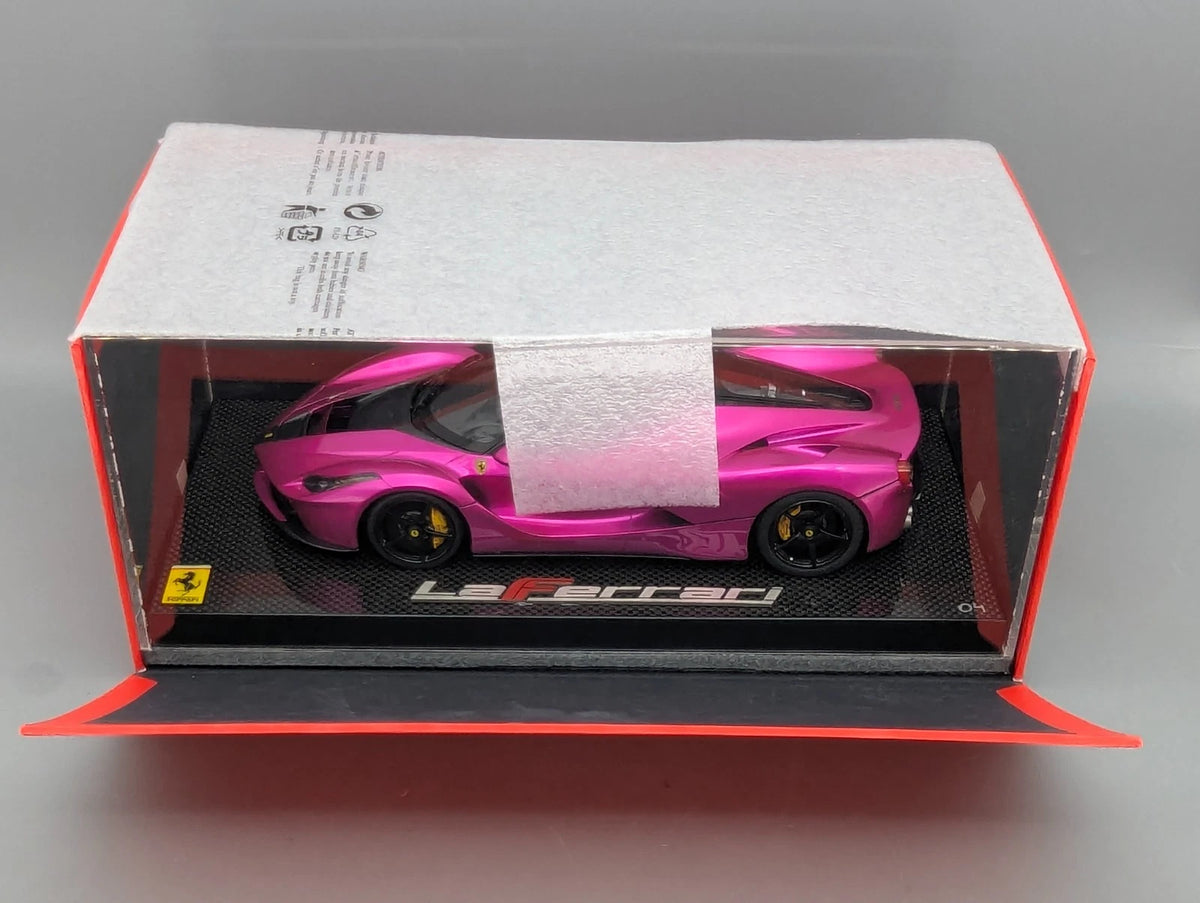 Modellautos 1:18 BBR Ferrari LaFerrari Pink Flash Ltd 04/05 OVP