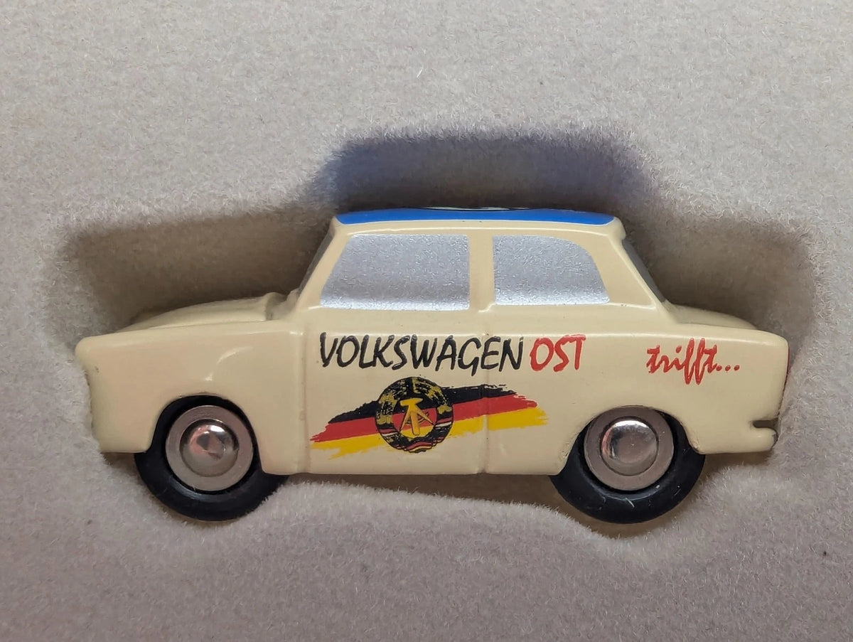 Modellautos 1:90 Schuco Piccolo-Set 15 Jahre deutsche Einheit VW Trabant in OVP