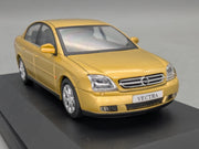 Modellautos 1:43 Schuco Opel Vectra Gold Metallic mit Dealer OVP