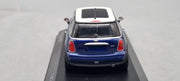 Modellautos 1:43 Minichamps Mini Cooper Indi Blue Ltd 1/2304 Vitrine