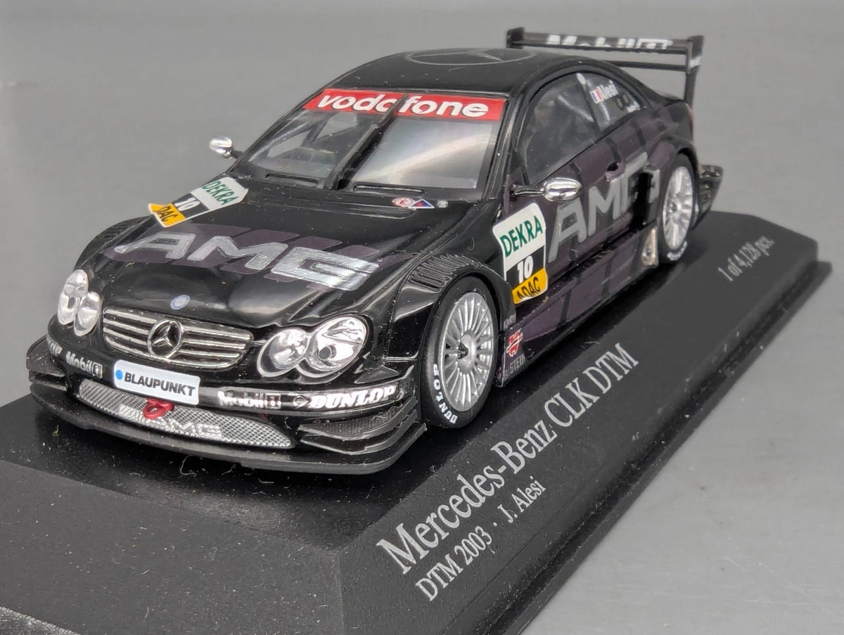 Modellautos 1:43 Minichamps Mercedes Benz CLK DTM 2003 #10 J. Alesi mit OVP