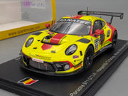 Modellautos 1:43 Spark SB456 Porsche 911 GT3 R WINNER AM 24h Spa 2021  #166 OVP