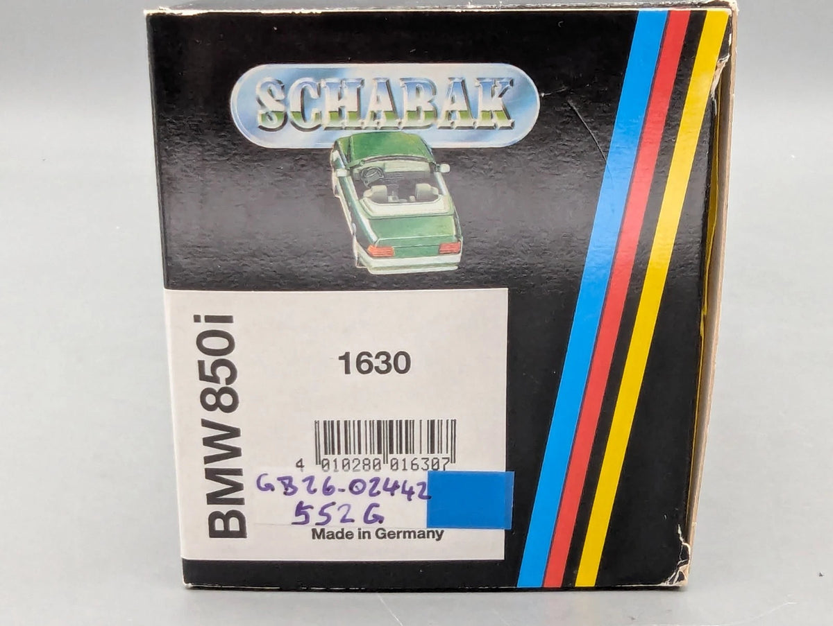 Modellautos 1:24 Schabak BMW 850i Schwarz mit OVP