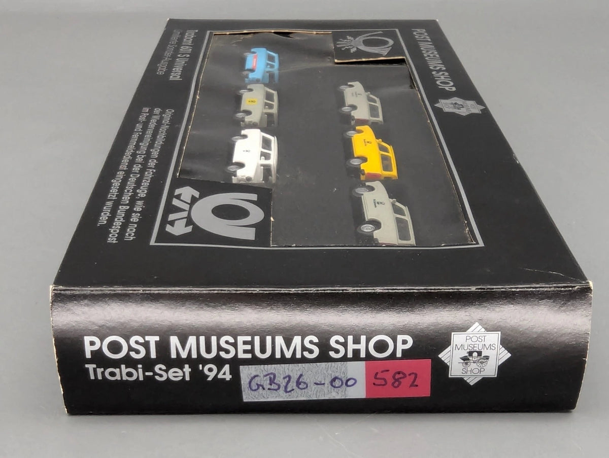 Modellautos 1:87 Herpa Post Museum Shop Trabant 601 S Universal 6-tlg Set OVP