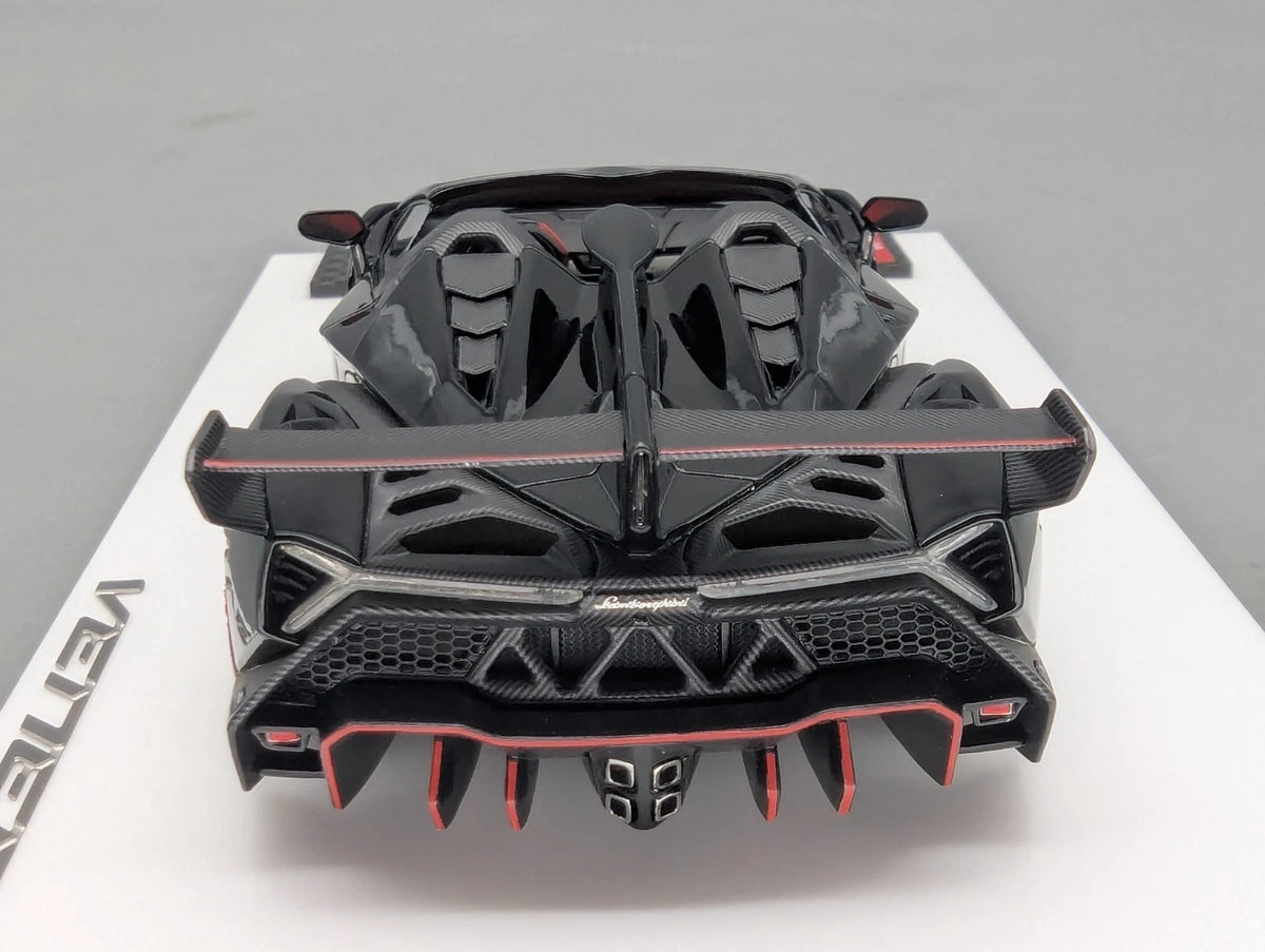 Eidolon Make Up 1:43 Lamborghini Veneno Roadster 2015 Black Red Ltd 54/80 OVP