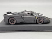 Modellautos 1:43 BBR Ferrari FXX  2006 Black Matt Ltd 19/20 mit Vitrine und OVP