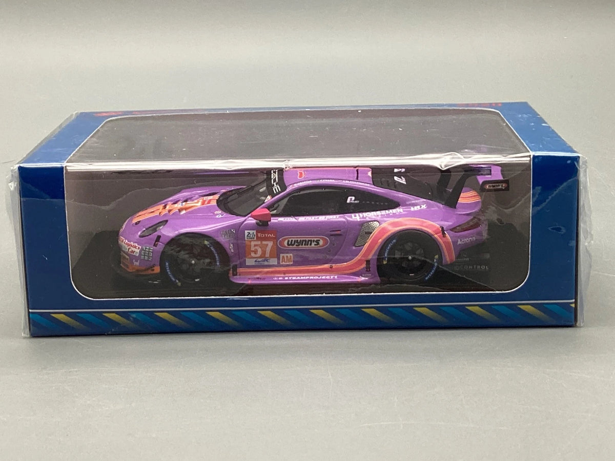 Modellautos 1:43 Spark Porsche 911 RSR Team Project 1 LM 2020 #57 OVP ungeöffnet