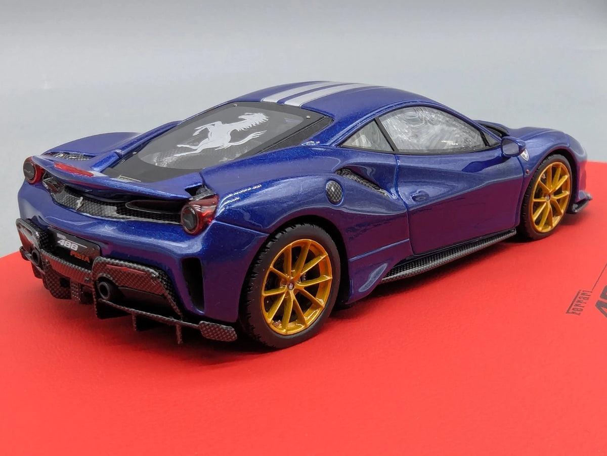 Modellautos 1:43 BBR Ferrari 488 Pista LHD Leirer CH Limited 1/5 Medium Base OVP