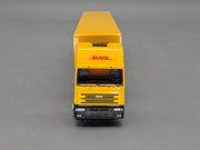 Lkw Modell 1:87 Rietze Iveco Eurostar Sattelzug DHL in Vitrine mit OVP