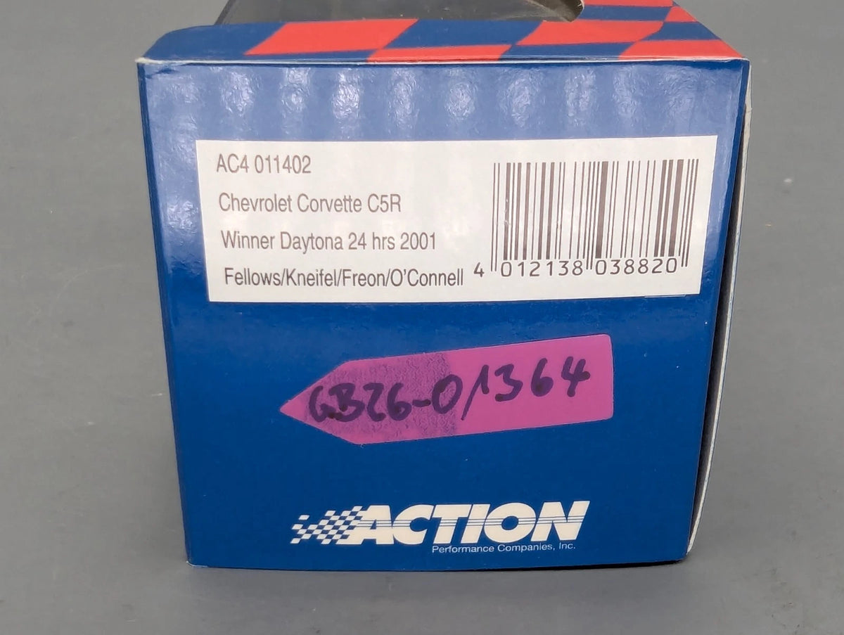 Modellautos 1:43 Action Chevrolet Corvette C5-R GTS 24h Daytona 2001 #2 mit OVP