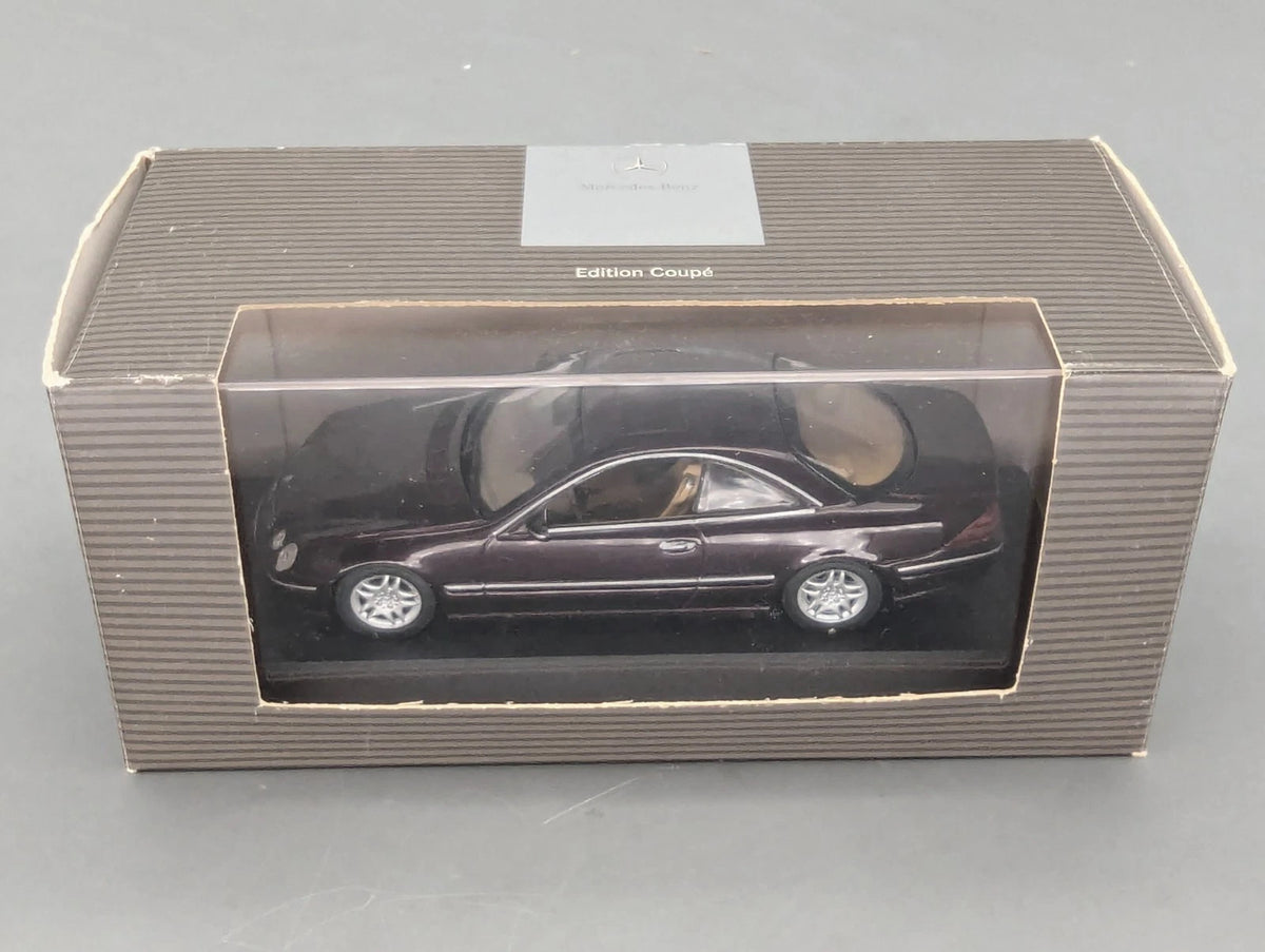 Modellautos 1:43 Minichamps Mercedes Benz CL 500 Dunkel-Violett/Rot Dealer OVP