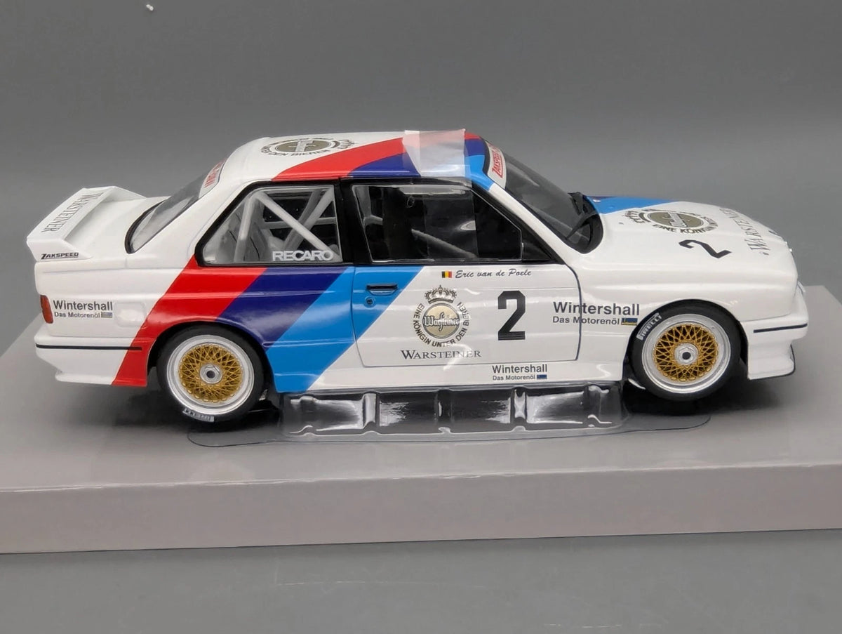 Modellautos 1:18 Werk83 BMW M3 E30 DTM Champion 1987 #2 E. van de Poele mit OVP