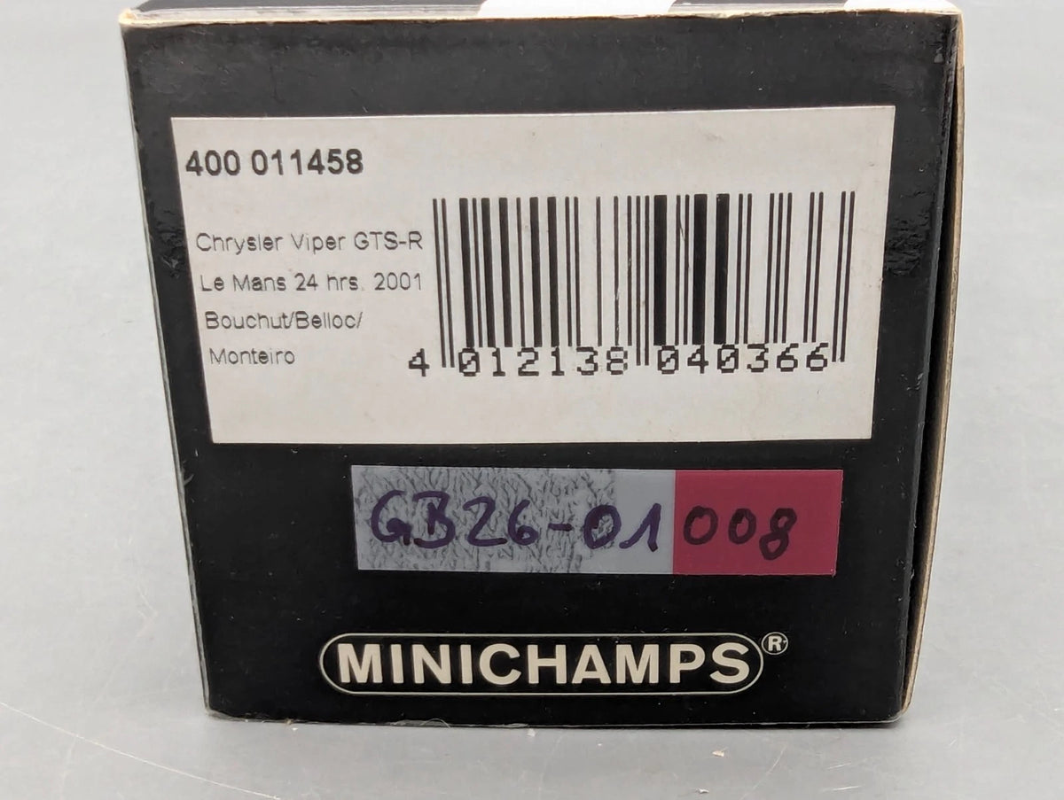 Modellautos 1:43 Minichamps Chrysler  Viper GTS-R 24h Le Mans 2001 #58 OVP