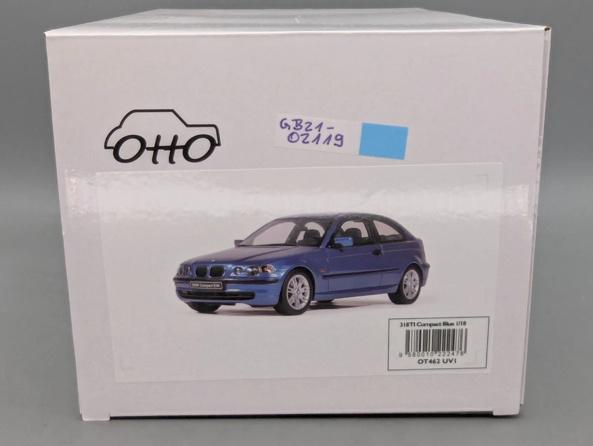 Modellautos 1:18 Otto Mobile OT462 BMW Compact E46 318 TI Blue mit OVP
