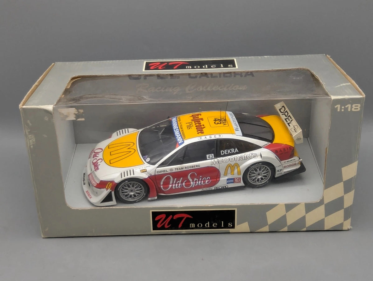 Modellautos 1:18 UT Models Opel Calibra Rosberg 1996 J. J. Letho in OVP