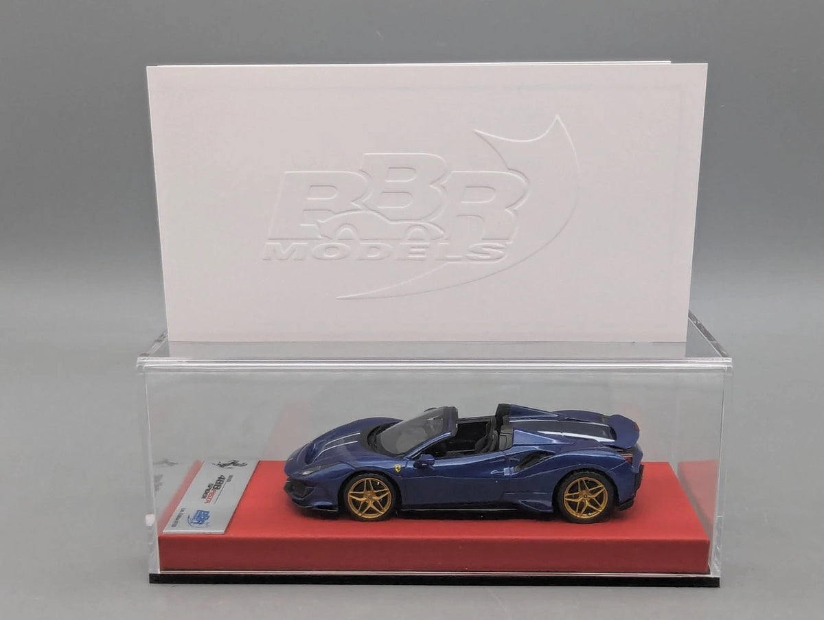 Modellautos 1:43 BBR Concept43 Ferrari 488 Pista Spider RHD BluTDF Ltd 01/20 OVP