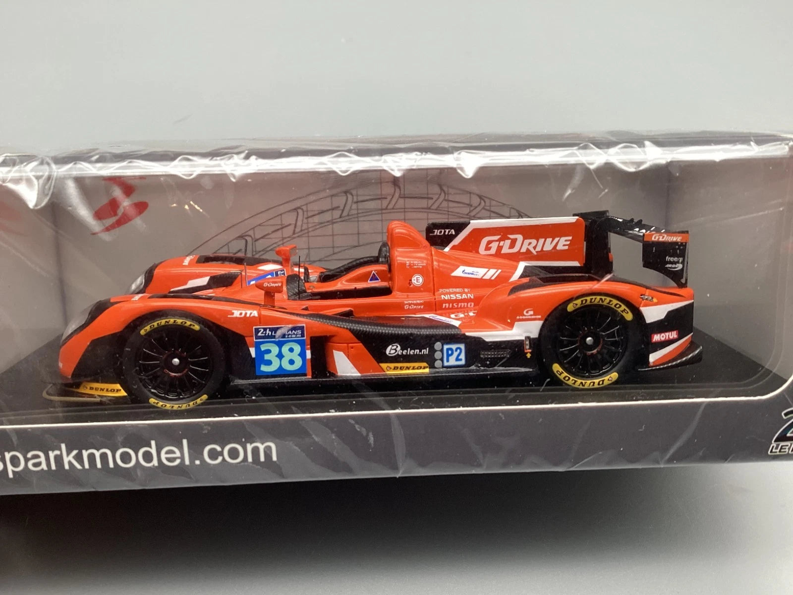 Modellautos 1:43 Spark Gibson 015S Nissan G-Drive LM 2016 #38 OVP ungeöffnet
