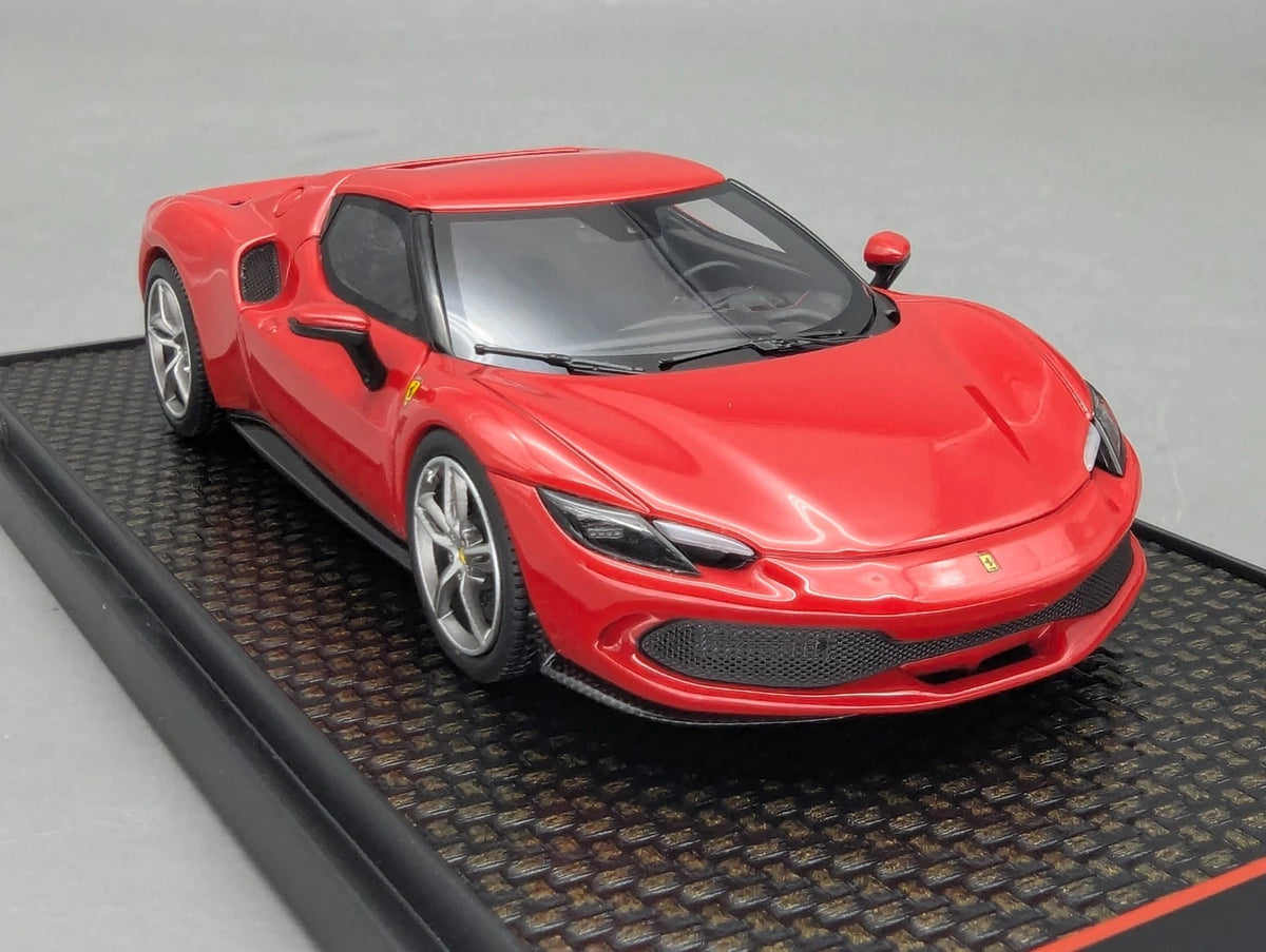 Modellautos 1:43 BBR Concept43 Ferrari 296 GTB Rosso Corsa 322 Ltd 222/300 OVP