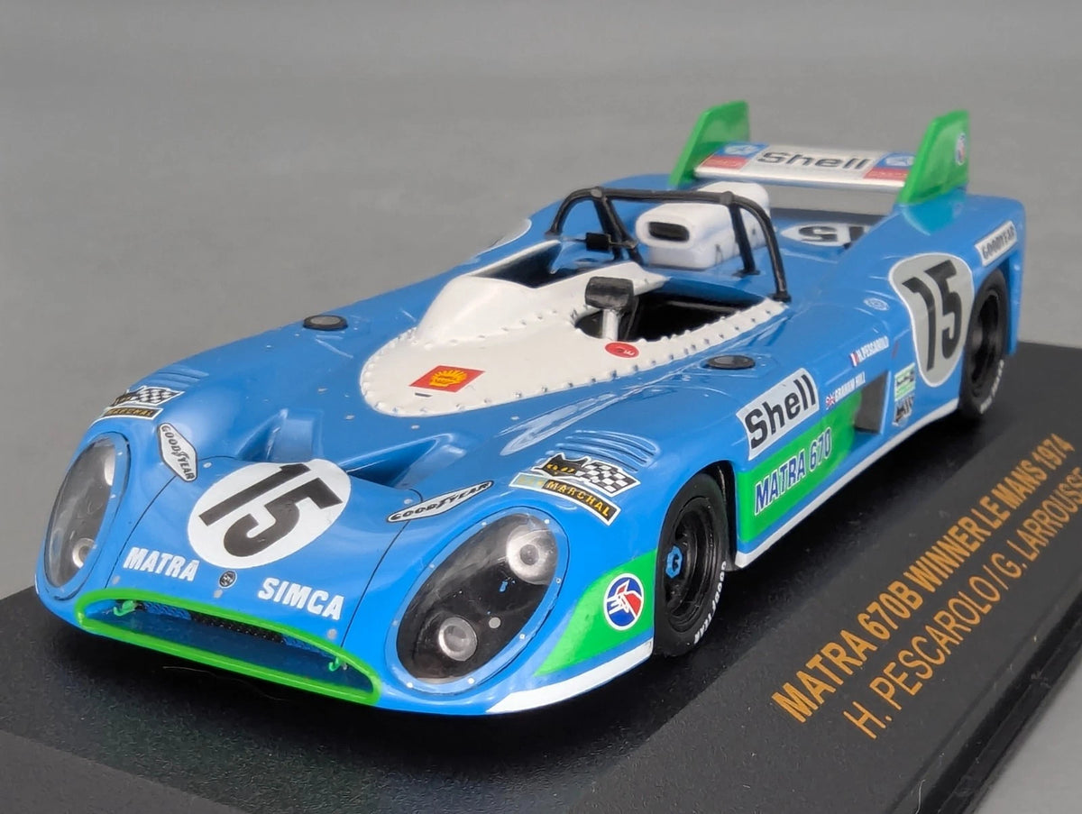 Modellautos 1:43 IXO Matra 670 WINNER  24h Le Mans 1972 #15 Hill Pescarolo