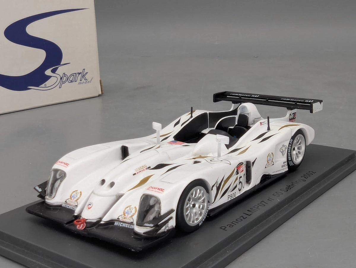 Modellautos 1:43 Spark Panoz LMP07 Sebring 2002 #50 mit OVP
