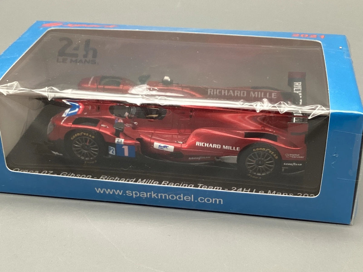 Modellautos 1:43 Spark Oreca 07 Gibson Richard Mille LM 2021 #1 OVP ungeöffnet