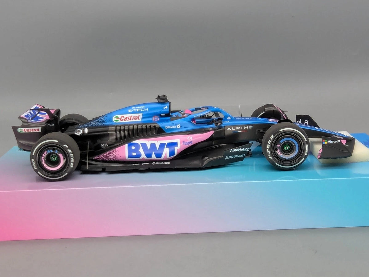 Modellautos 1:18 Minichamps BWT Alpine F1 Miami GP 2023 #31 Esteban Ocon mit OVP