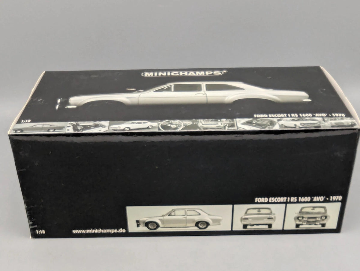 Modellautos 1:18 Minichamps Ford Escort I RS 1600 AVO 1970 Rechtslenker mit OVP