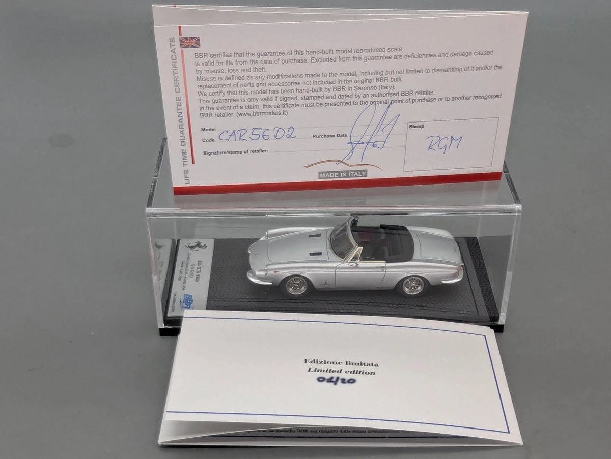 Modellautos 1:43 BBR Ferrari 365 GTS 1969 S/N 12453 Larry Page  Ltd 01/20 OVP