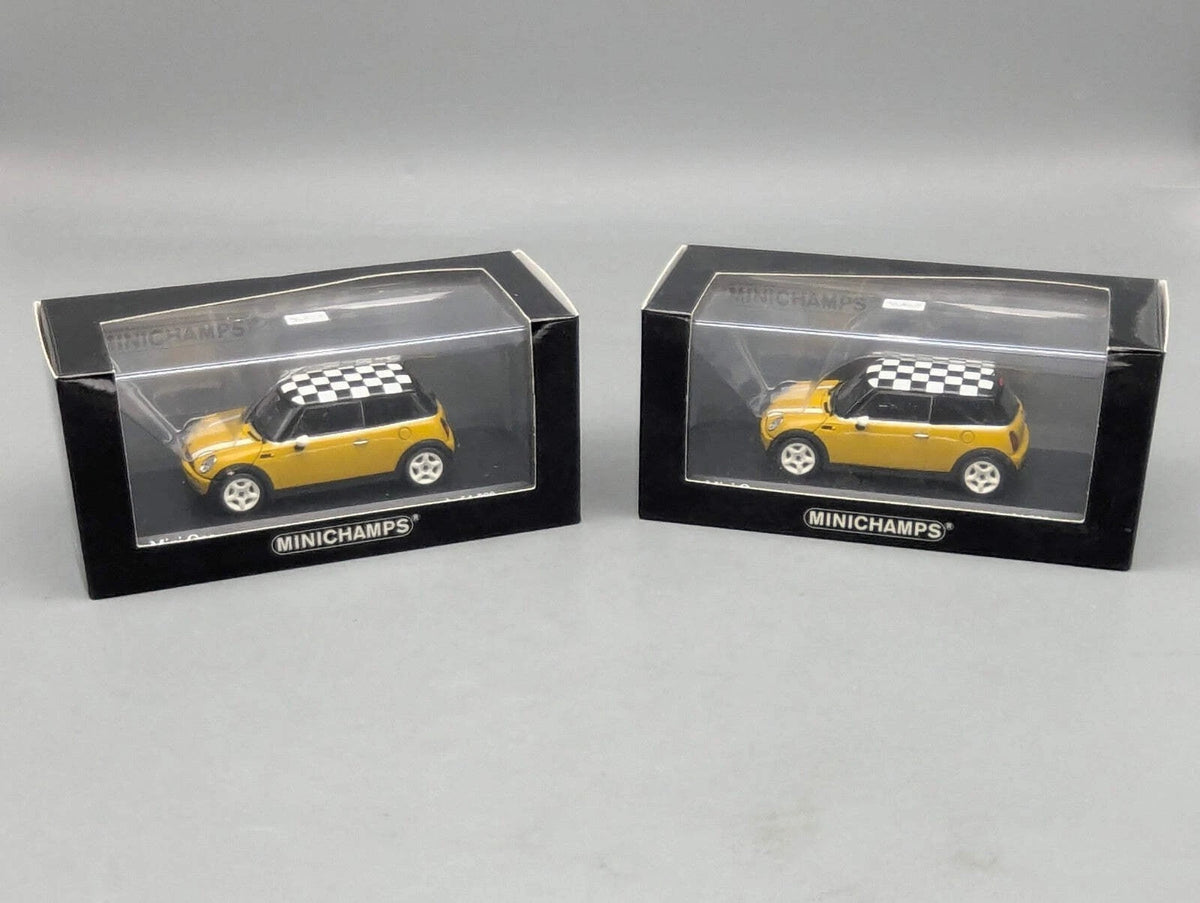 Modellautos 1:43 Minichamps Mini One 2001 Mellow Yellow mit OVP