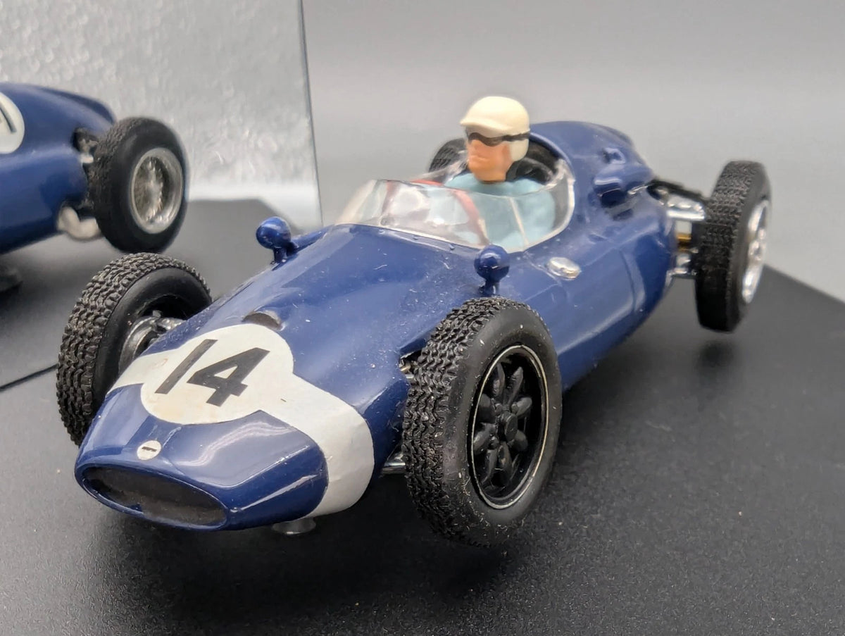 Modellautos 1:43 Quartzo Cooper Climax T51 WINNER Italien GP 1959 #14 Vitrine