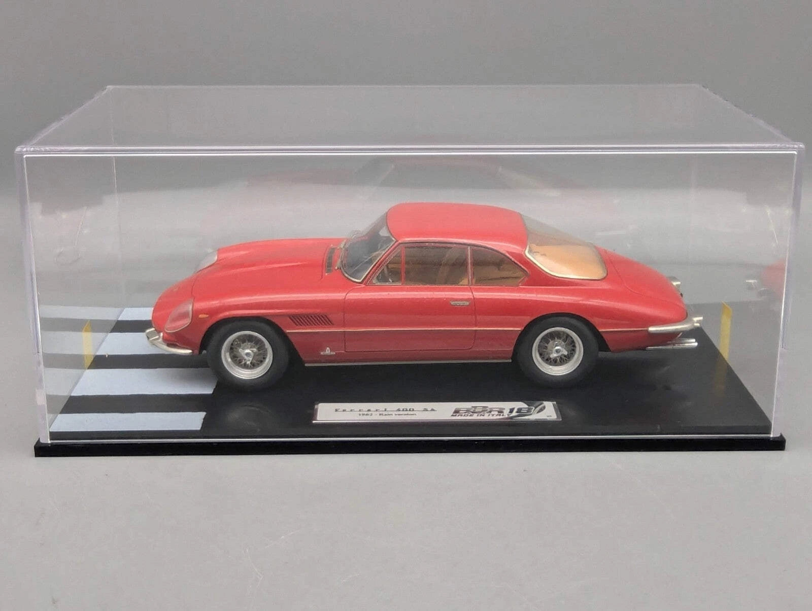 Modellautos 1:18 BBR Ferrari 400 Superamerica 1962 Rain Version 2/6 Vitrine OVP
