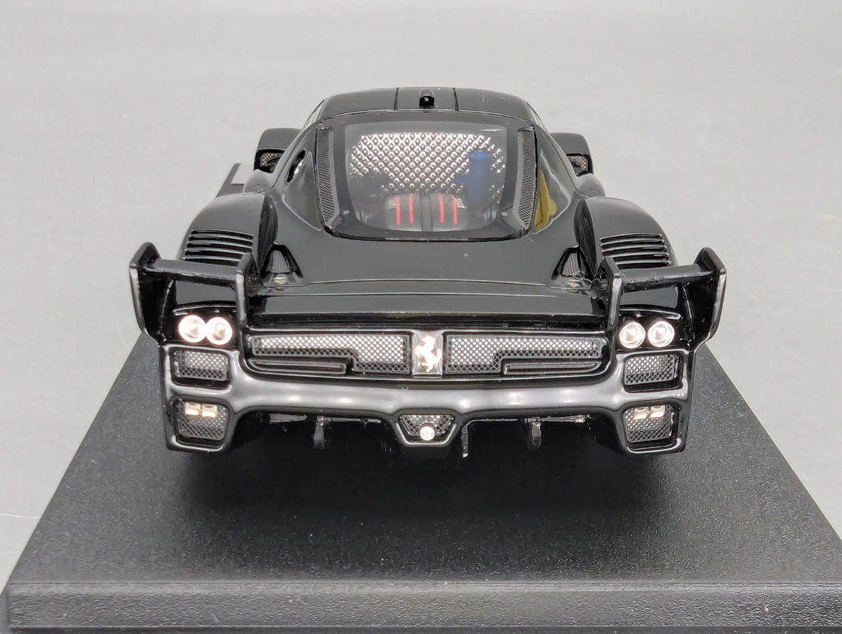 Modellautos 1:43 BBR Ferrari FXX  2006 Black mit Vitrine + OVP