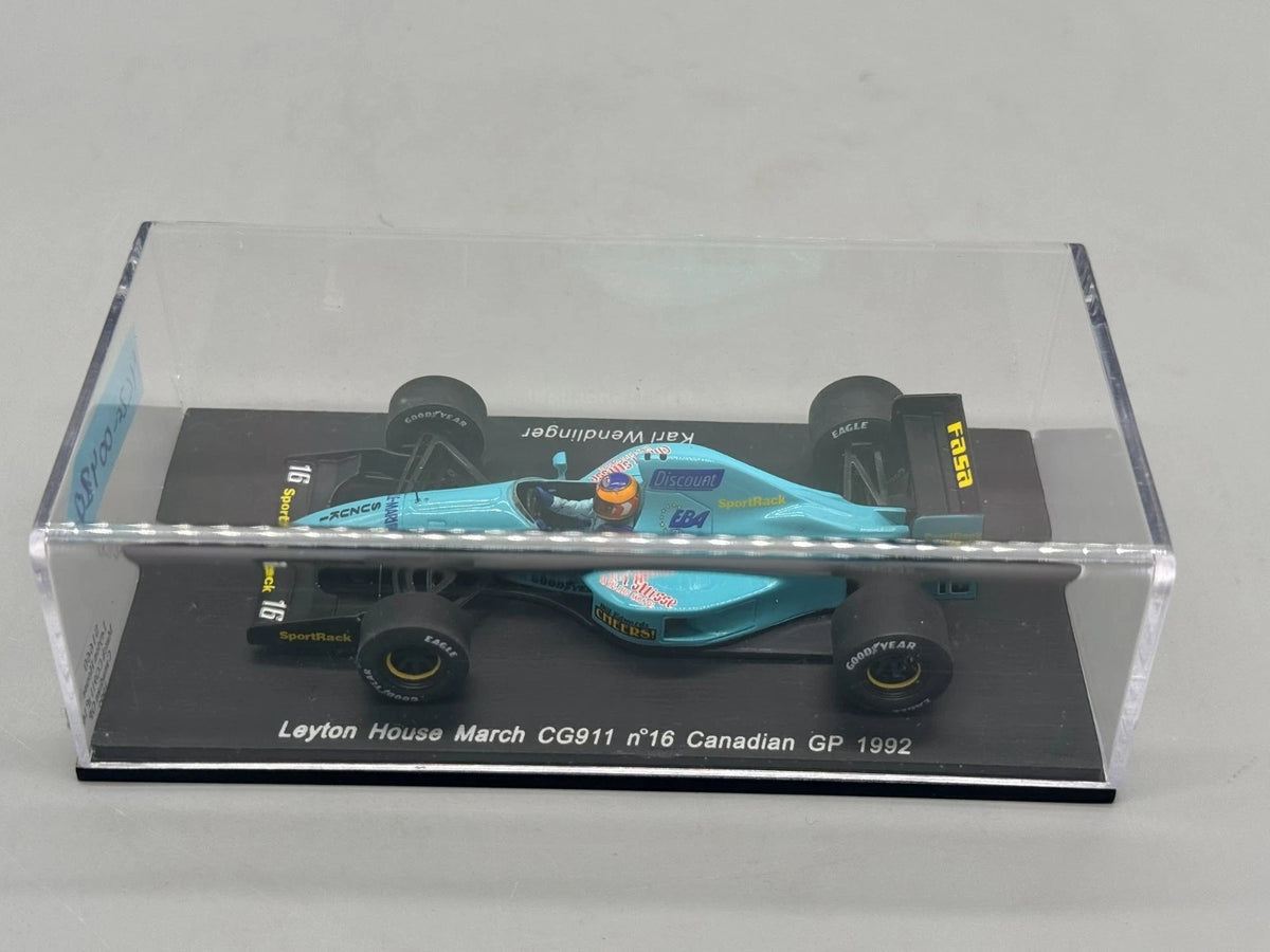 Modellautos 1:43 Spark Layton House March CG911 #16 Canadian GP 1992 mit OVP