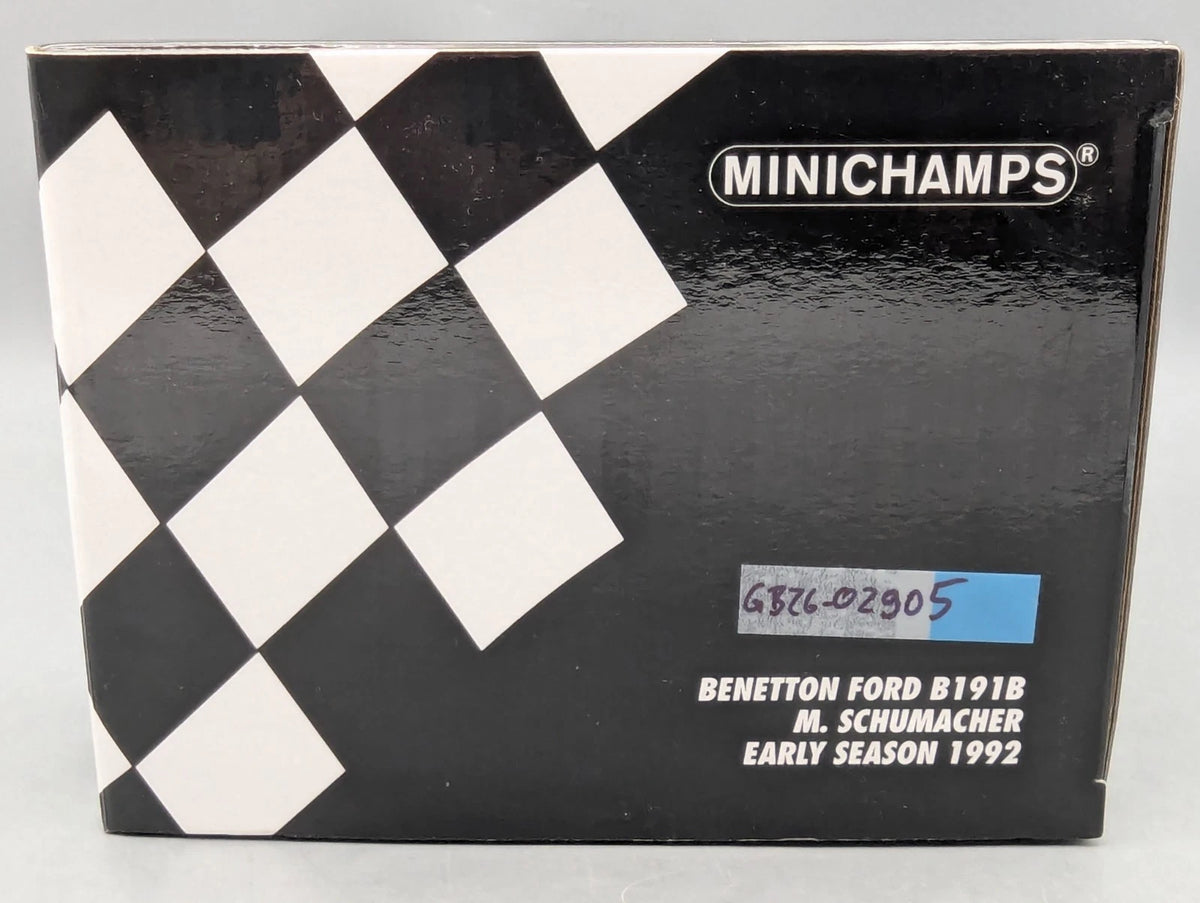 Modellautos 1:18 Minichamps Benetton Ford B191B Early 1992 #19 M. Schumacher OVP