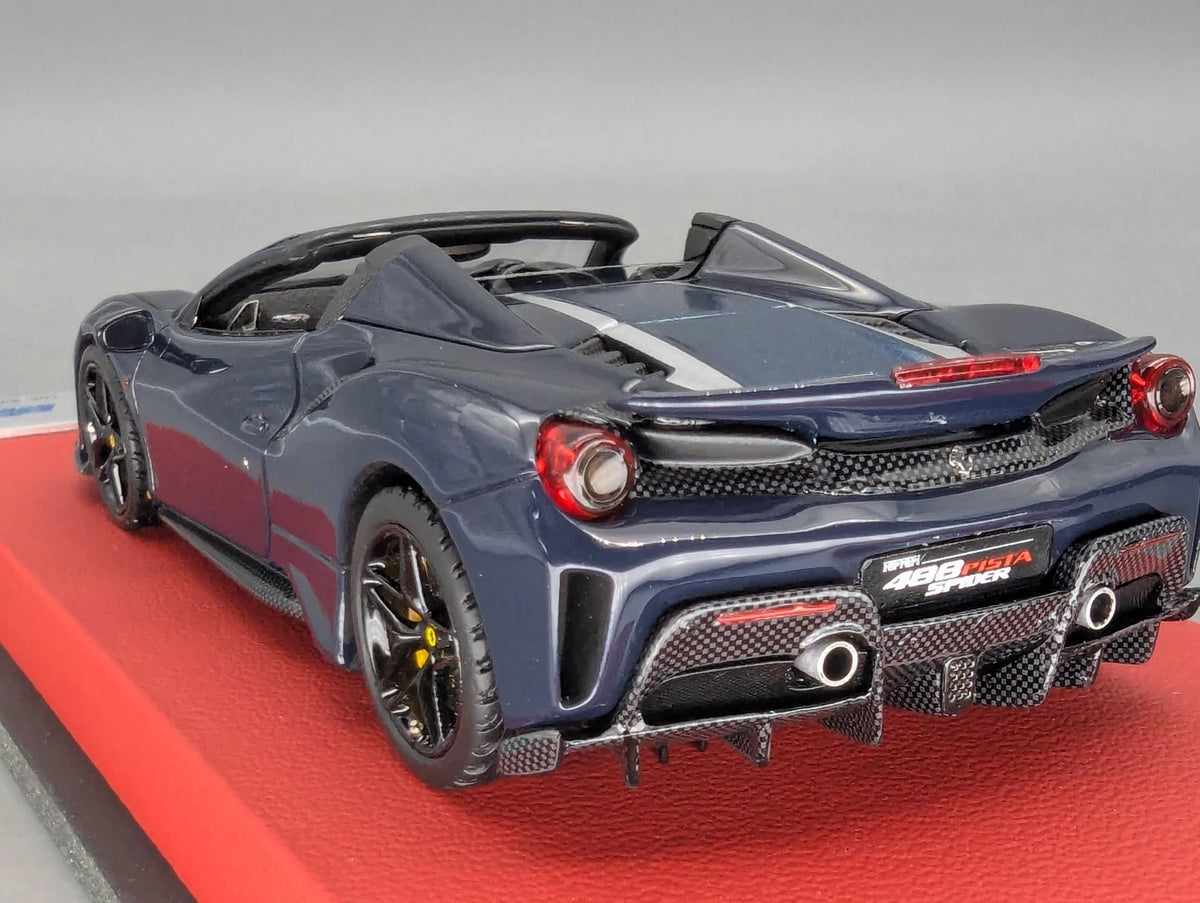 Modellautos 1:43 BBR Concept43 Ferrari 488 Pista Spider RHD Blu P. Ltd 01/20 OVP