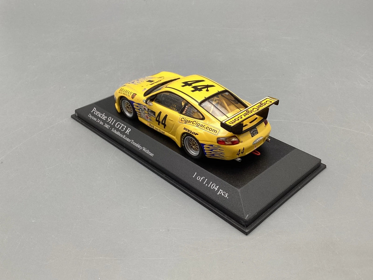 Modellautos 1:43 Minichamps Porsche 911 GTR3R Daytona 2002 #44 mit OVP